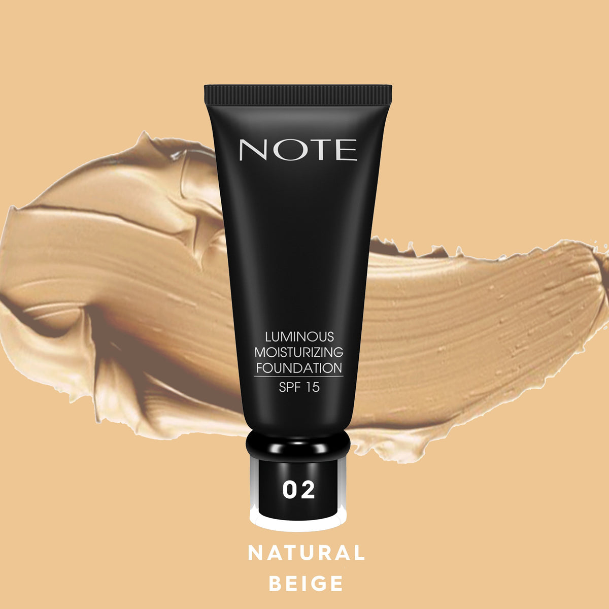 NOTE LUMINOUS MOISTURIZING FOUNDATION Halal Foundation, Vegan Foundation, Paraben Free Foundation, Cruelty Free Foundation,Moisturising Foundation, Natural, Dry Skin, SPF 15, Evens skin tone, Long Lasting