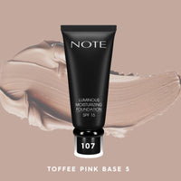 NOTE LUMINOUS MOISTURIZING FOUNDATION Halal Foundation, Vegan Foundation, Paraben Free Foundation, Cruelty Free Foundation,Moisturising Foundation, Natural, Dry Skin, SPF 15, Evens skin tone, Long Lasting