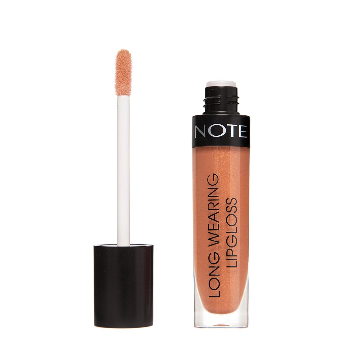 NOTE LONG WEARING LIPGLOSS - 06 HONEYLOVE - Halal Lipgloss, Vegan Lipgloss, Cruelty Free Lipgloss, Paraben Free Lipgloss, Hydrating, Long Lasting, Nourishing, Intense Colour