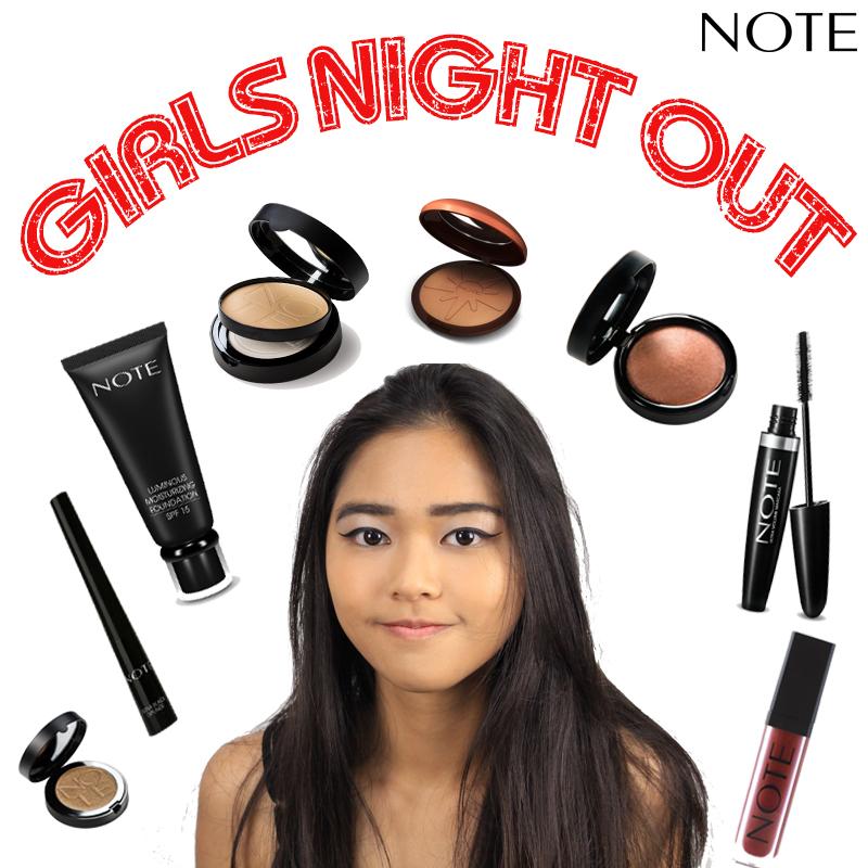 Five Product Face: Girls Night Out - Note Cosmetics Singapore
