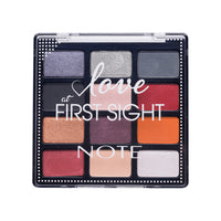 NOTE LOVE AT FIRST SIGHT EYESHADOW PALETTE - Halal Eyeshadow, Vegan Free Eyeshadow, Cruelty Free Eyeshadow, Paraben Free Eyeshadow, Pigmented, Matte, Metallic