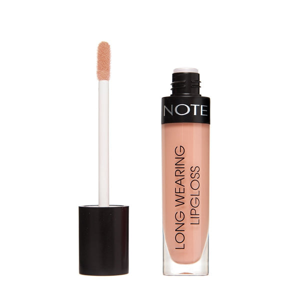 NOTE LONG WEARING LIPGLOSS - 02 PINK NUDE - Halal Lipgloss, Vegan Lipgloss, Cruelty Free Lipgloss, Paraben Free Lipgloss, Hydrating, Long Lasting, Nourishing, Intense Colour