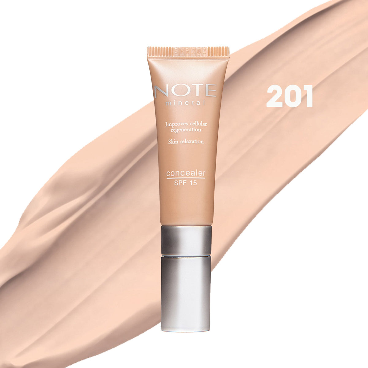 NOTE MINERAL CONCEALER - Halal Concealer, Cruelty Free Concealer, Vegan Concealer, Paraben Free Concealer, Long Lasting, Full Coverage, Lightweight, Crease Proof, Complexion Perfecting