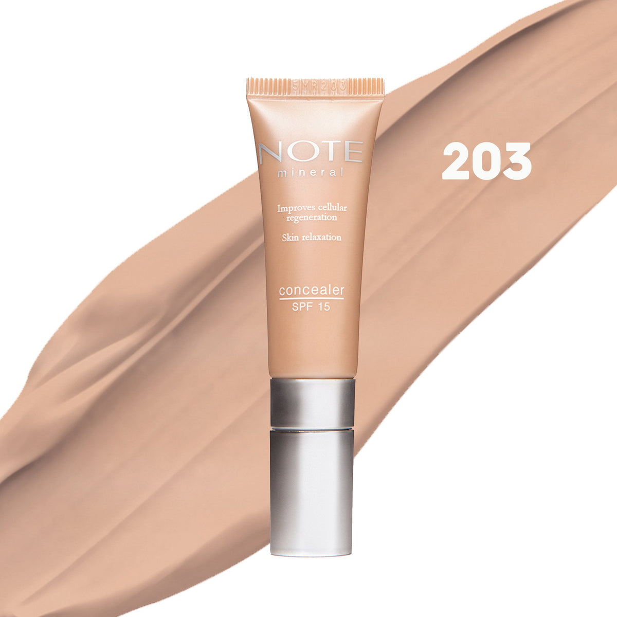 NOTE MINERAL CONCEALER - Halal Concealer, Cruelty Free Concealer, Vegan Concealer, Paraben Free Concealer, Long Lasting, Full Coverage, Lightweight, Crease Proof, Complexion Perfecting