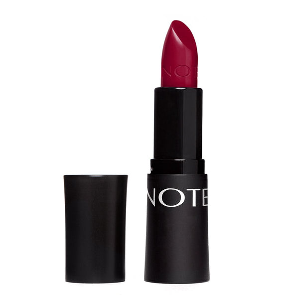 NOTE ULTRA RICH COLOR LIPSTICK - 21 MERLOT - Halal Lipstick, Vegan Lipstick, Cruelty Free Lipstick, Paraben Free Lipstick, Pigmented, Nourishing, Moisturising